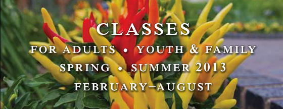 Classes Spring Summer 2013