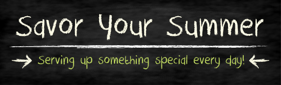 Savor Your Summer chalkboard logo