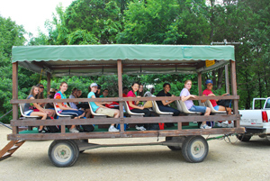 Passengers on Wilderness Wagon
