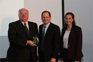 Peter Wyse Jackson and Mayor Slay Award Acceptance Photo