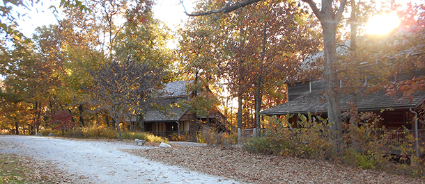 Cabins in fall