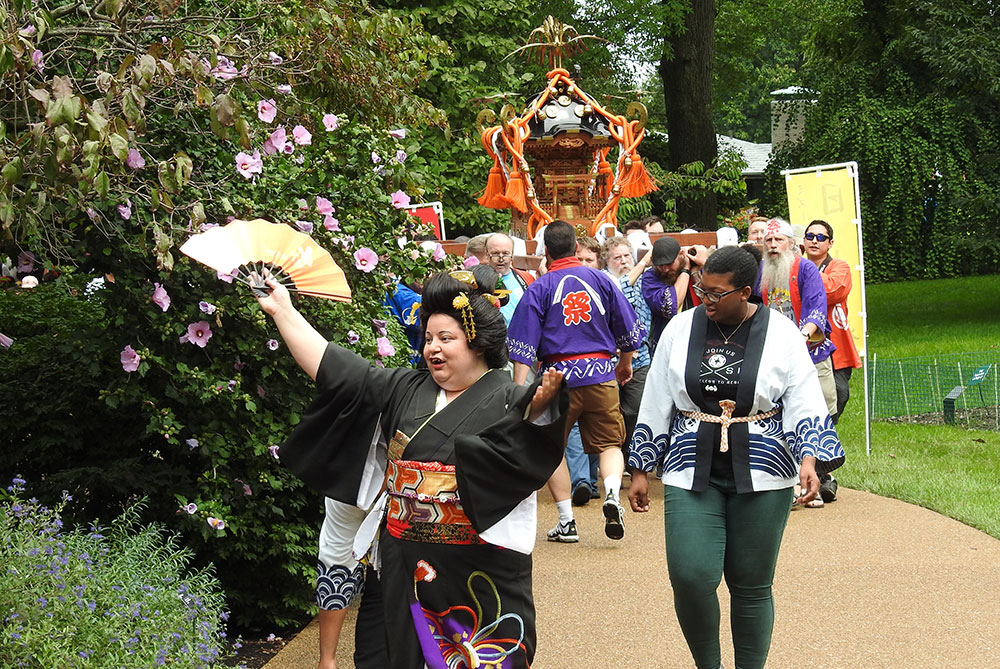 Festival procession at Japanese Festival