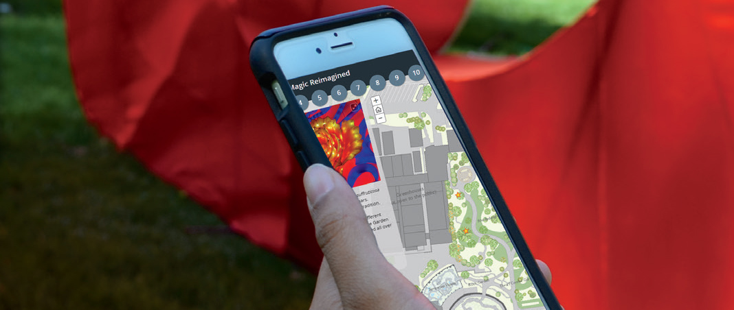 Lantern Festival story map on mobile phone screen