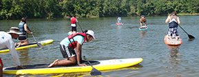 Paddlers learn to stand up