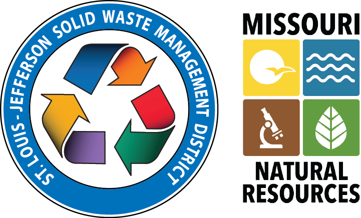 St. Louis-Jefferson Solid Waste Management District logo and the Missouri Department of Natural Resources logo