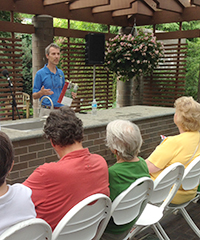 Instructor leading a presentation