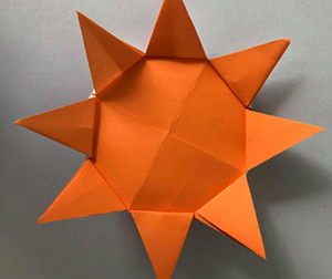 origami sun