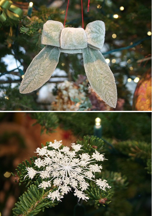 Natural Holiday Tree Decorations