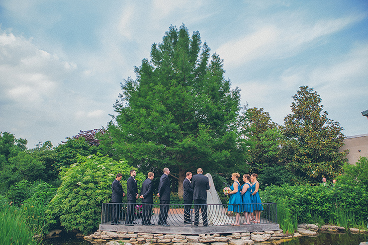 Deck wedding