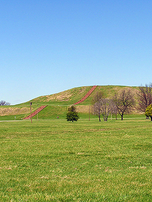 Monks Mound at Cahokia